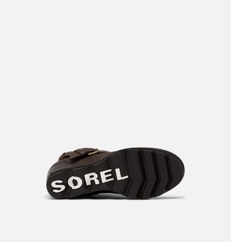 Sorel Dam Wedges Svarta Brun - Joan Of Arctic™ Ii Buckle Bootie - HAB-260148